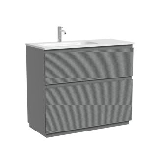 Тумба напольная под раковину Sancos Folk Floor FL100FLES левая 100 см Ergraut soft