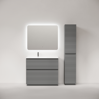 Тумба напольная под раковину Sancos Folk Floor FL100FLES левая 100 см Ergraut soft