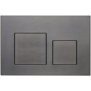 Кнопка смыва Veconi FLUSH V4, FLV4-GM, 240х162х10, пластик, оружейная сталь