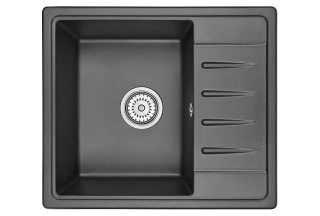 Мойка кухонная Granula Standart 5803, ЧЁРНЫЙ