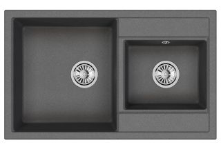 Мойка кухонная Granula 8201, ГРАФИТ