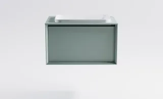 Тумба с раковиной Astra-Form Фрейм 4631177715181 70 см зелёный матовый