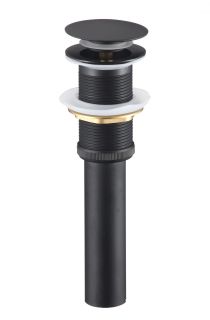 ДОННЫЙ КЛАПАН CLICK-CLAK 10666-БП ЧЕРНЫЙ БЕЗ ПЕРЕЛИВА