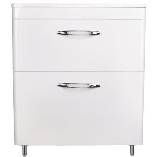 Тумба напольная под раковину Style Line "Каре 70" СС-00002266  (2 ящ.) Люкс белая, PLUS