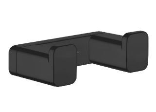 Крючок для ванной комнаты двойной Rose RG1821H чёрный