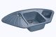 Мойка кухонная GranFest Графит Corner C-1040 E граф