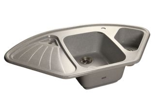Мойка кухонная GranFest Серая Corner C-1040 E сер