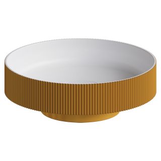 Раковина накладная Armadi Art Sole Corian 801-R-G 40 см золото