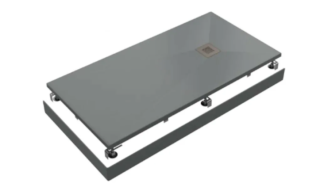 Экран Good Door Stella ГРАФИТ 1000x800