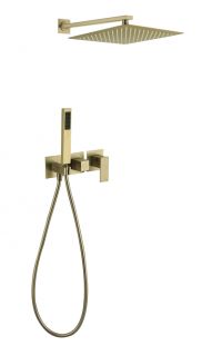 Душевая система скрытого монтажа Grocenberg GB5080MG с Картриджем Kerox (Венгрия) Матовое золото
