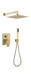 Душевая система скрытого монтажа Grocenberg GB5089MG-3 Матовое золото