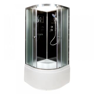 Душевая кабина Deto B10 BLACK 100х100х208 см