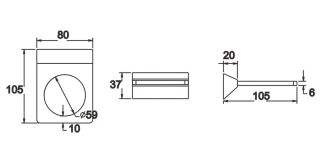 Стакан для ванной комнаты Rose RG1612 хром