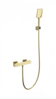 Смеситель для душа Wonzon & Woghand Stay 3 WW-B2062-A-BG с термостатом брашированное золото