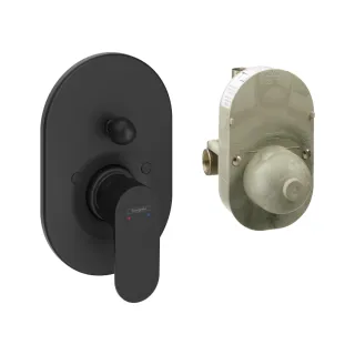 Смеситель для душа Hansgrohe Rebris S 72448670 черный