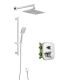 Душевой комплект Swedbe Platta 5558 с термостатом хром