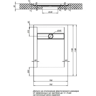 Душевой поддон Aquanet Delight 255442 120x80 см белый