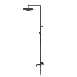 Душевая стойка термостатическая WHITECROSS Y Y1234BASICBL чёрный матовый