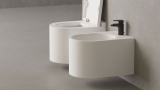 Биде подвесное Salini Gemelli S-Stone 250121M белый матовый