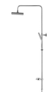 Душевая стойка Swedbe Calypso 5076 без смесителя хром