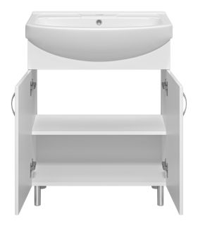 Напольная тумба под раковину Misty Изео 70см белый