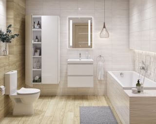 Акриловая ванна Cersanit Lorena 160x70 см 63322