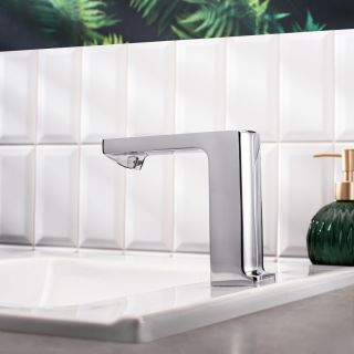 Сенсорный смеситель для раковины BOOU LT254AC/DC хром