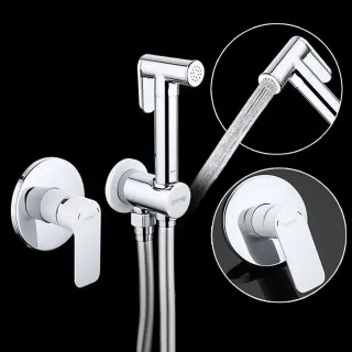 Гигиенический душ со смесителем Gappo G7248 белый/хром