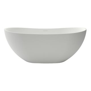 Ванна из искусственного камня Azario JENNER JEN16385S  свободностоящая 1630x850x640