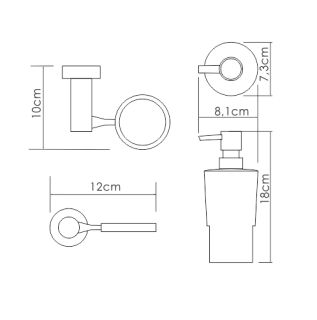Wasserkraft K-28299 Дозатор для жидкого мыла