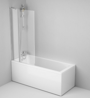 Шторка для ванны Am.pm GEM W90BS-D3W5-140CT 80x140