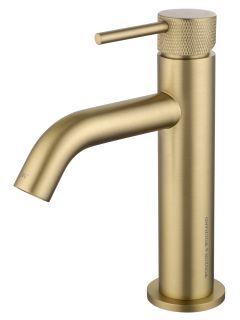 Смеситель для раковины Wonzon & Woghand WW-H1061-BG брашированное золото