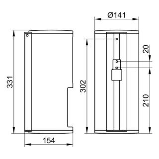 Держатель туалетной бумаги Keuco 14969171200 хром