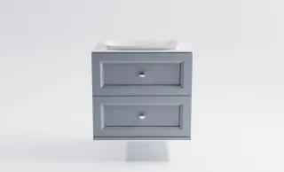 Тумба с раковиной Astra-Form Классик 4631177714290 80 см голубой матовый