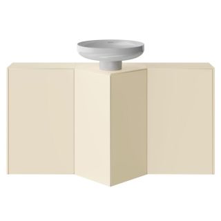 Тумба-модуль хранение без боковин Kerama Marazzi Caravan KMCACb45MBt0 45 см сливочный матовый