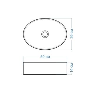 Раковина чаша Maretti EN13NS82-844, белая