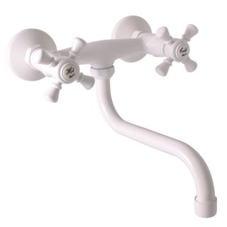 Смеситель для кухни Rav Slezak Morava Retro MK301.5/21B белый