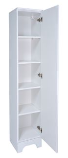 Напольный шкаф - пенал Misty Лейла 35см правый белый