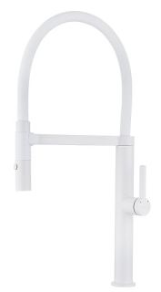 Смеситель для кухни Paulmark Leader Le214101-431 белый матовый