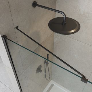 Душевая перегородка CEZARES LIBERTA-L-1-TB-120-C-NERO