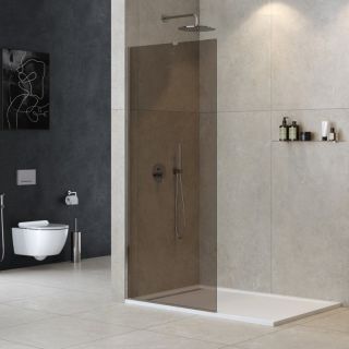 Душевая перегородка CEZARES LIBERTA-L-1-TB-80-BR-Cr