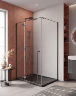 Душевой уголок CEZARES LINER-AH-1-120/90-C-GM-L