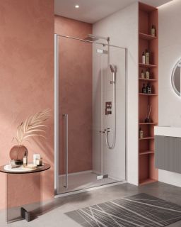 Душевая дверь CEZARES LINER-B-12-120-C-Cr-R правая хром