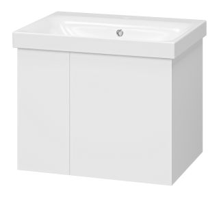 Подвесная тумба под раковину Misty Лира 60см белый