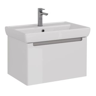 Тумба под раковину Lemark Buno mini LM05BM70T 70 см белый глянец