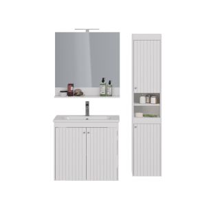 Зеркало Lemark ROMANCE LM07R80Z 80 см подвесное с полкой