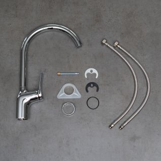 Смеситель для кухни Lemark Ortus LM11305C хром