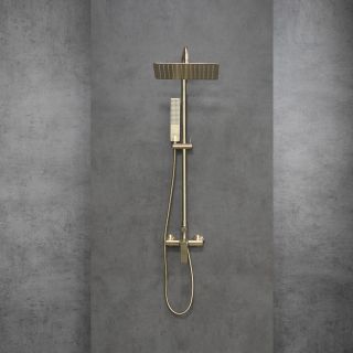 Душевая стойка Lemark Ursus LM7260BG брашированное золото