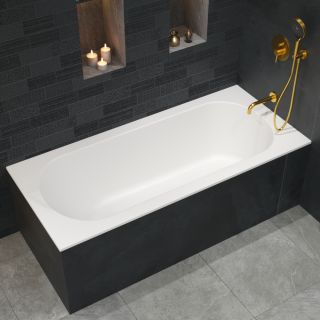 Ванна из искусственного камня WHITECROSS Gin 0217.170075.200 170x75 см белый матовый