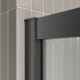 Душевой уголок BelBagno LUCE-A-2-90-C-NERO черный
